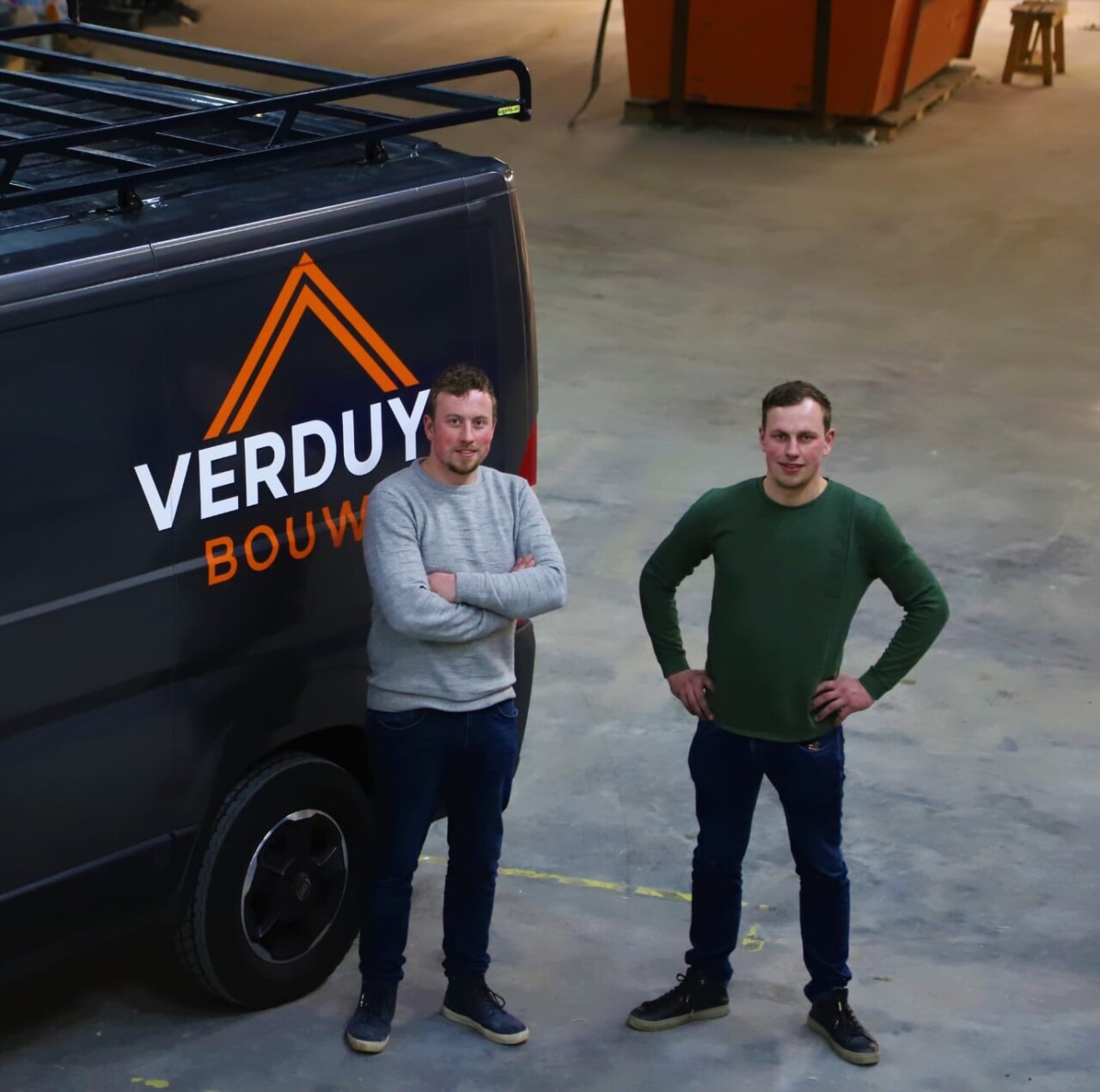 Verduynbouw busje medewerkers bijgesneden